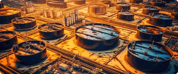 Factory workers discussing