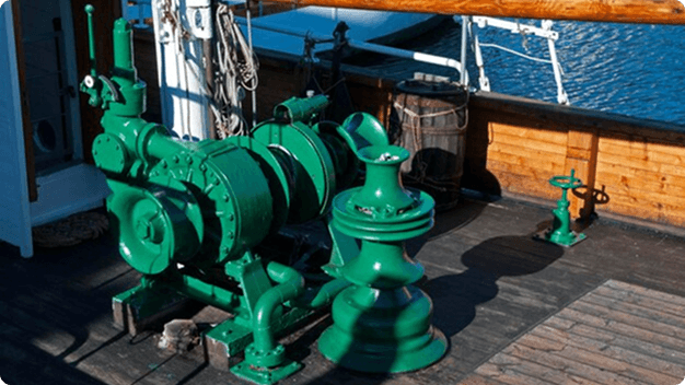 Factory workers discussing