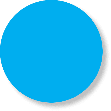 Blue Circle Bottom Left